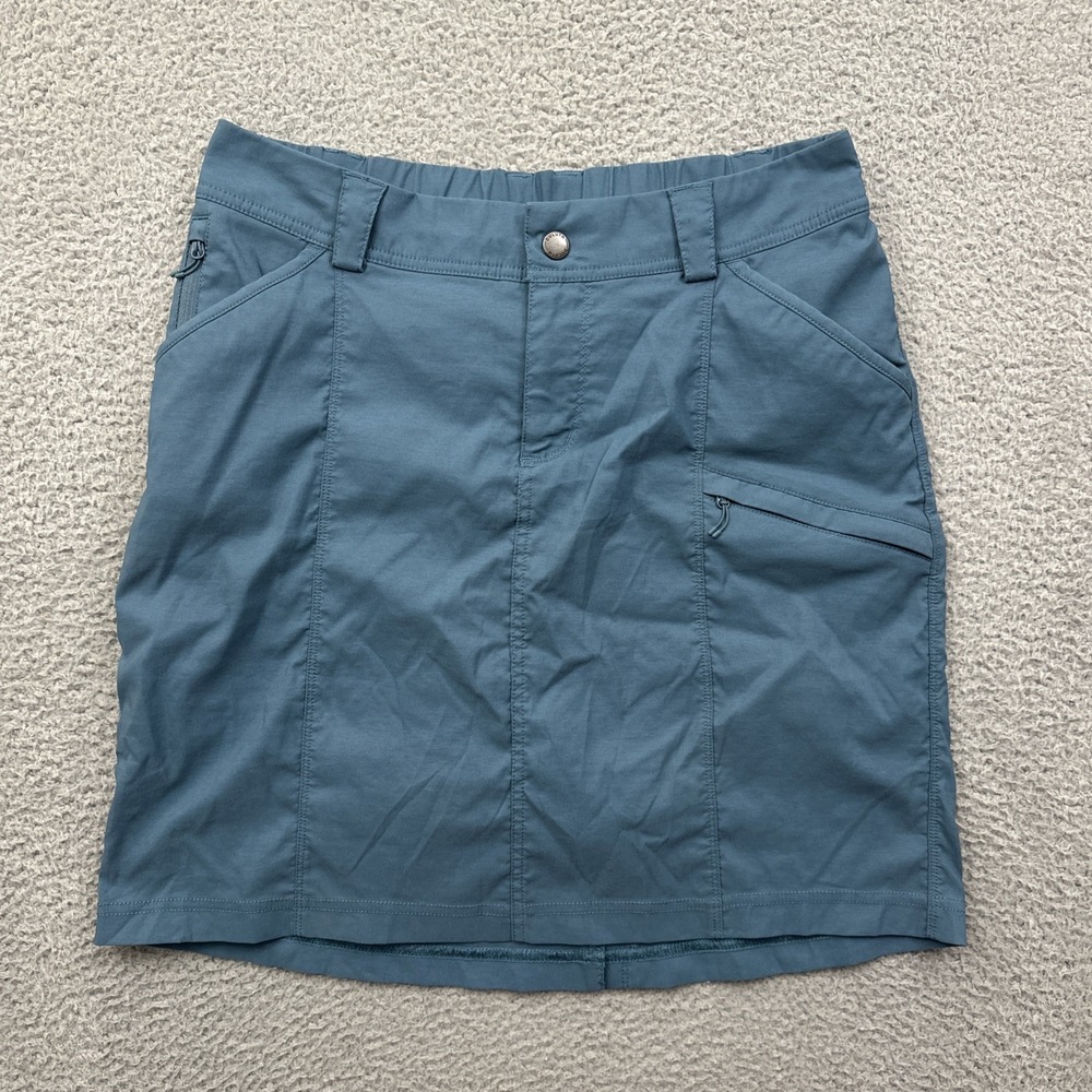 Duluth Trading Co Dry On The Fly Skirt Skort Blue Athletic Outdoor Women's 10